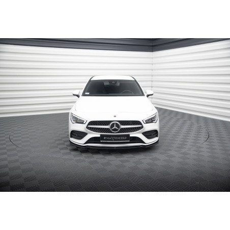 SPLITTER ANTERIORE V.1 Mercedes-Benz CLA A35 AMG / AMG-Line C118 (Cod. M-ME-CLA-118-AMGLINE-FD1G)