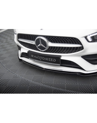 SPLITTER ANTERIORE V.1 Mercedes-Benz CLA A35 AMG / AMG-Line C118 (Cod. M-ME-CLA-118-AMGLINE-FD1G)
