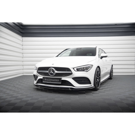 SPLITTER ANTERIORE V.2 Mercedes-Benz CLA A35 AMG / AMG-Line C118 (Cod. M-ME-CLA-118-AMGLINE-FD2G)