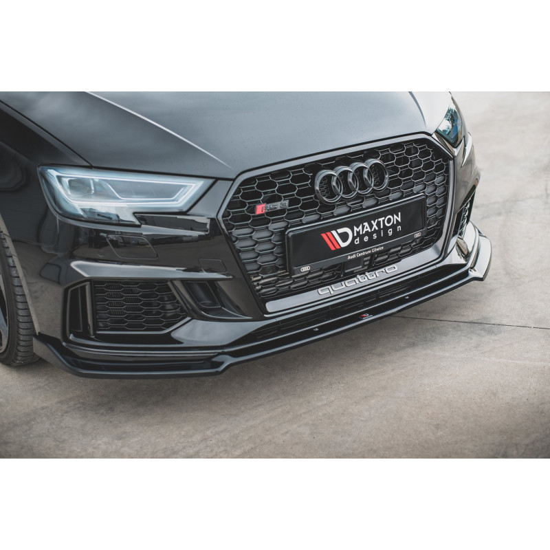 SPLITTER ANTERIORE V.3 Audi RS3 8V FL Sportback (Cod. M-AU-RS3-8VF-FD3G)