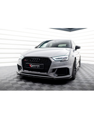 SPLITTER ANTERIORE V.4 Audi RS3 8V FL Sportback (Cod. M-AU-RS3-8VF-FD4G)