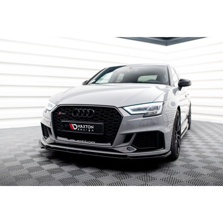 SPLITTER ANTERIORE V.4 Audi RS3 8V FL Sportback (Cod. M-AU-RS3-8VF-FD4G)