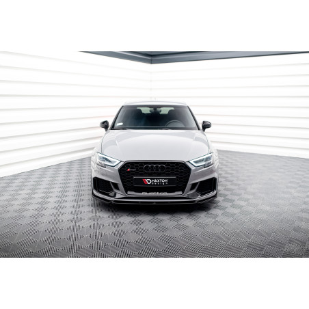 SPLITTER ANTERIORE V.4 Audi RS3 8V FL Sportback (Cod. M-AU-RS3-8VF-FD4G)