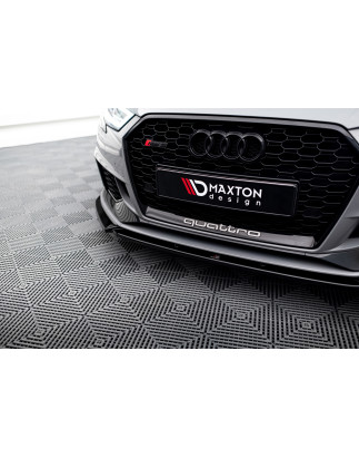 SPLITTER ANTERIORE V.4 Audi RS3 8V FL Sportback (Cod. M-AU-RS3-8VF-FD4G)