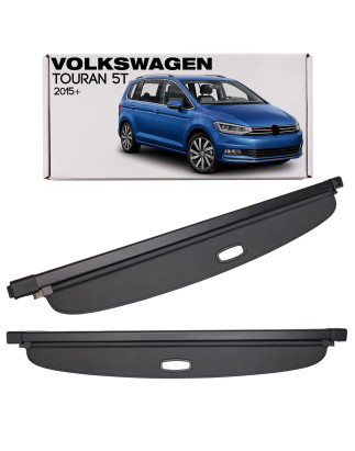 VOLKSWAGEN TOURAN II 5T 2015+ VERSIONE 5-OS/ 7-OS CAPPELLIERA COPRIBAGAGLI NERA STA867871C (Cod. AP-