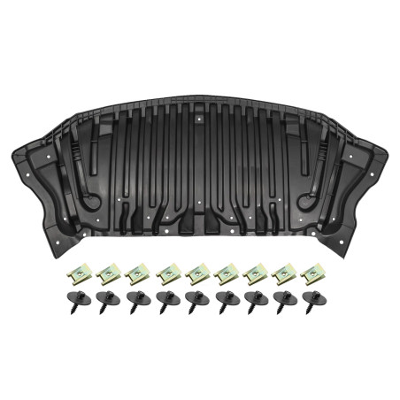 MERCEDES E-CLASS W212 2009-2013 PRE-RESTYLING PROTEZIONE PARAURTI ANTERIORE CON KIT VITI A2125202123