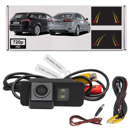 FORD MONDEO MK4 IV 2007-2014 TELECAMERA POSTERIORE FULL HD DINAMICI LINEE INTEGRATA CON LAMPADA (Cod