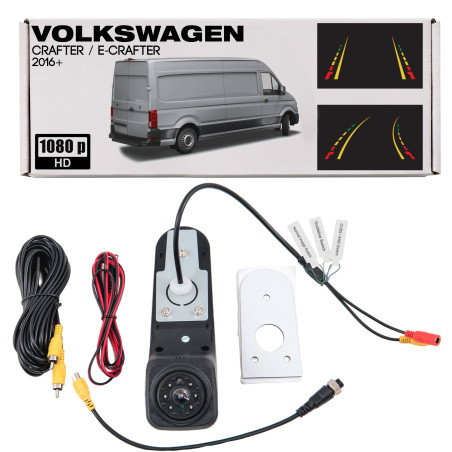 VOLKSWAGEN CRAFTER II / VOLKSWAGEN E-CRAFTER 2016+ TELECAMERA POSTERIORE FULL HD DINAMICI LINEE NAD 