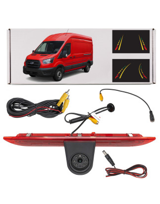 FORD TRANSIT VI 2013+ TELECAMERA POSTERIORE CON LED IR MONTATA IN POSTO LUCI STOP DINAMICI LINEE (Co