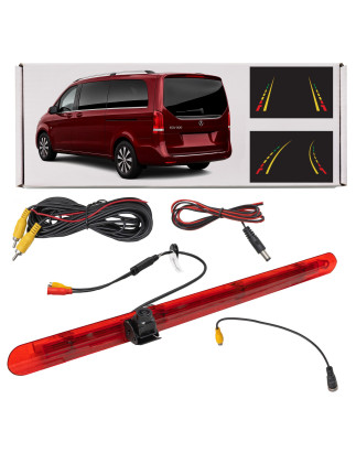MERCEDES EQV N447 2019+ TELECAMERA POSTERIORE CON LED IR MONTATA IN POSTO LUCI STOP DINAMICI LINEE (