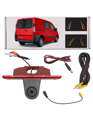CITROEN JUMPY II 2006-2016 TELECAMERA POSTERIORE CON LED IR MONTATA IN POSTO LUCI STOP (Cod. AP-1908