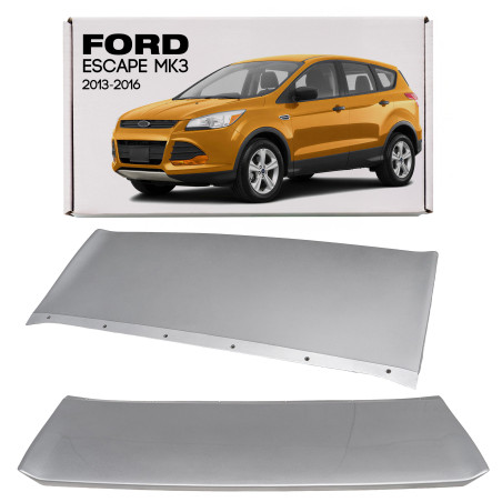 FORD ESCAPE MK3 III 2013-2016 PRE-RESTYLING SPOILER ANTERIORE PARAURTI ARGENTO CV4417F771AB (Cod. AP