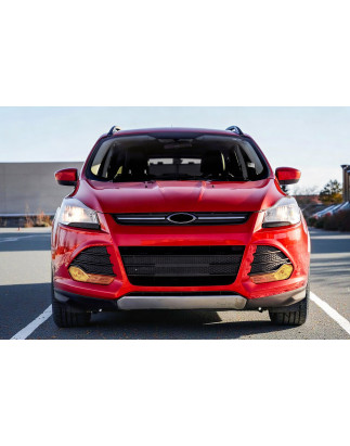 FORD ESCAPE MK3 III 2013-2016 PRE-RESTYLING SPOILER ANTERIORE PARAURTI ARGENTO CV4417F771AB (Cod. AP