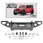 JEEP WRANGLER JL 2018+ PARAURTI ANTERIORE MODELLO HUNTER CON PDC (Cod. AP-FF29-16749_A4x4)