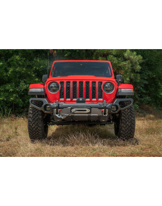 JEEP WRANGLER JL 2018+ PARAURTI ANTERIORE MODELLO HUNTER CON PDC (Cod. AP-FF29-16749_A4x4)