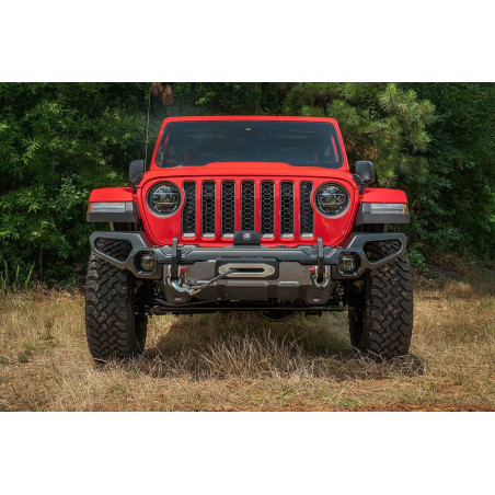 JEEP WRANGLER JL 2018+ PARAURTI ANTERIORE MODELLO HUNTER CON PDC (Cod. AP-FF29-16749_A4x4)