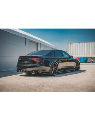 Splitters posteriori laterali V.2 Audi S8 D4 Facelift (Cod. M-AU-S8-D4-RSD2G)