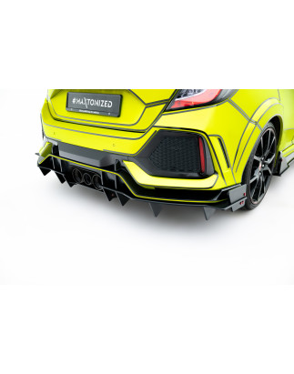 Street Pro Sottoparaurti posteriore Honda Civic Type-R Mk10 / Mk10 Facelift (Cod. M- HOCI10TYPERCNC-