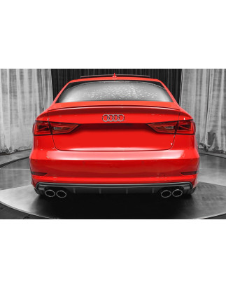 AUDI A3 8V berlina 2013-2016 PRE-RESTYLING DIFFUSORE PARAURTI POSTERIORE (Cod. AP-FDF4-647AC_A4x4)