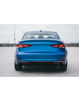 AUDI A3 8V berlina 2017-2020 RESTYLING DIFFUSORE PARAURTI POSTERIORE (Cod. AP-6C72-385C1_A4x4)