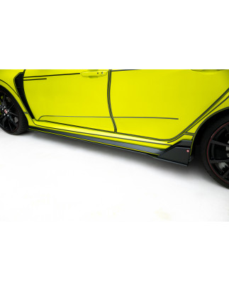 Diffusori minigonne street pro Honda Civic Type-R Mk10 / Mk10 Facelift (Cod. M-HOCI10TYPERCNC-SD2B)