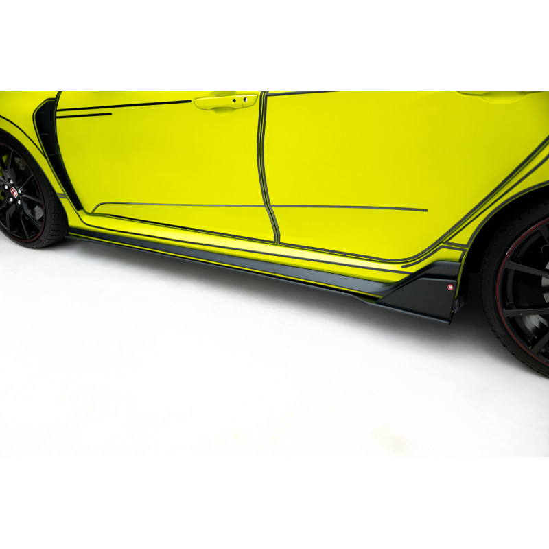 Diffusori minigonne street pro Honda Civic Type-R Mk10 / Mk10 Facelift (Cod. M-HOCI10TYPERCNC-SD2B)