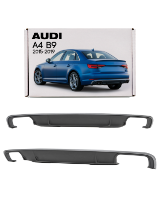 AUDI A4 B9 2015-2019 PRE-RESTYLING DIFFUSORE PARAURTI POSTERIORE (Cod. AP-4B17-226EB_A4x4)