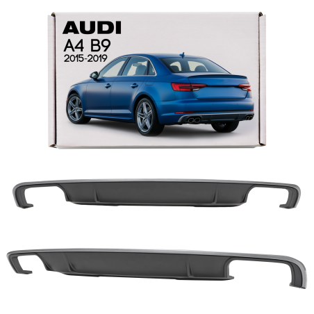AUDI A4 B9 2015-2019 PRE-RESTYLING DIFFUSORE PARAURTI POSTERIORE (Cod. AP-4B17-226EB_A4x4)