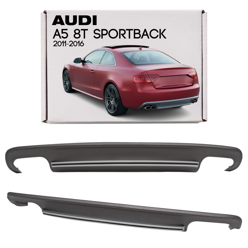 AUDI A5 8T SPORTBACK 2011-2016 4 PORTA RESTYLING DIFFUSORE PARAURTI POSTERIORE (Cod. AP-5494-47034_A