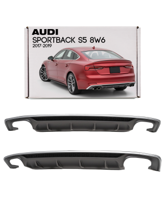 AUDI S5 8W6 2017-2019 SPORTBACK PRE-RESTYLING DIFFUSORE PARAURTI POSTERIORE S-LINE 8W6807521D (Cod. 