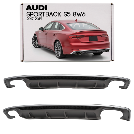 AUDI S5 8W6 2017-2019 SPORTBACK PRE-RESTYLING DIFFUSORE PARAURTI POSTERIORE S-LINE 8W6807521D (Cod. 