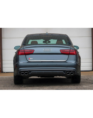 AUDI A6 C7 4G 2015-2018 RESTYLING DIFFUSORE PARAURTI POSTERIORE (Cod. AP-EC3E-836DB_A4x4)