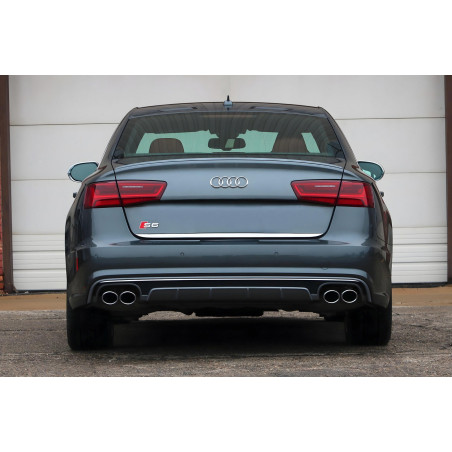 AUDI A6 C7 4G 2015-2018 RESTYLING DIFFUSORE PARAURTI POSTERIORE (Cod. AP-EC3E-836DB_A4x4)