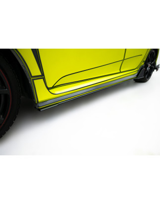 Diffusori minigonne street pro Honda Civic Type-R Mk10 / Mk10 Facelift (Cod. M-HOCI10TYPERCNC-SD2B)