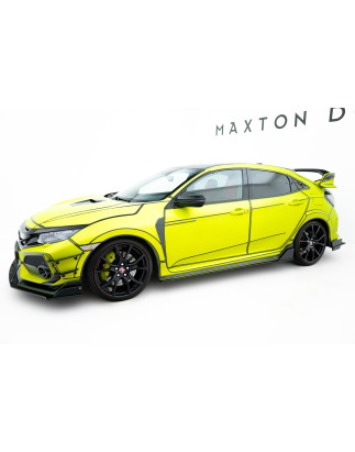 Diffusori minigonne street pro Honda Civic Type-R Mk10 / Mk10 Facelift (Cod. M-HOCI10TYPERCNC-SD2B)