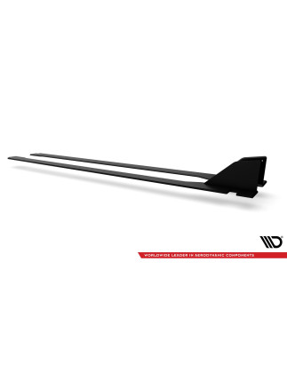 Diffusori minigonne street pro Honda Civic Type-R Mk10 / Mk10 Facelift (Cod. M-HOCI10TYPERCNC-SD2B)