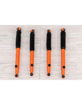 JEEP WRANGLER JL 2018+ AMMORTIZZATORI OLIO PER RESTYLING 2,5-3" KIT ARANCIONI (Cod. AP-BBAE-649BA_A4
