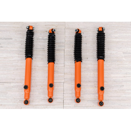 JEEP WRANGLER JL 2018+ AMMORTIZZATORI OLIO PER RESTYLING 2,5-3" KIT ARANCIONI (Cod. AP-BBAE-649BA_A4