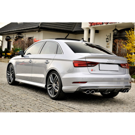 AUDI S3 8V 2017-2020 RESTYLING DIFFUSORE PARAURTI POSTERIORE (Cod. AP-5D53-14988_A4x4)