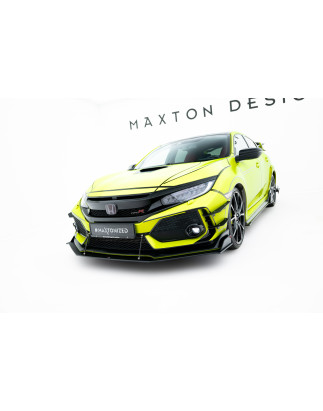 SPLITTER ANTERIORE street pro Honda Civic Type-R Mk10 / Mk10 Facelift (Cod. M-HOCI10TYPERCNC-FD4B)