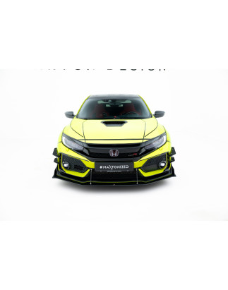 SPLITTER ANTERIORE street pro Honda Civic Type-R Mk10 / Mk10 Facelift (Cod. M-HOCI10TYPERCNC-FD4B)