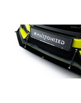 SPLITTER ANTERIORE street pro Honda Civic Type-R Mk10 / Mk10 Facelift (Cod. M-HOCI10TYPERCNC-FD4B)