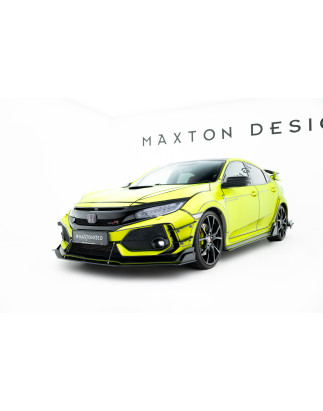 SPLITTER ANTERIORE street pro Honda Civic Type-R Mk10 / Mk10 Facelift (Cod. M-HOCI10TYPERCNC-FD4B)