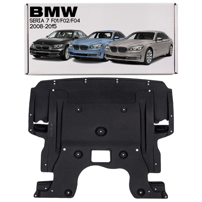 BMW SERIA 7 F01 F02 F04 2008-2015 IN TESSUTO PROTEZIONE MOTORE 51757185112 (Cod. AP-977D-803D2_A4x4)