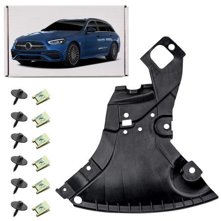 MERCEDES C-CLASS S206 AMG 2021+ PROTEZIONE PER ANTERIORE PARAURTI CON KIT VITI SINISTRA A20652023000