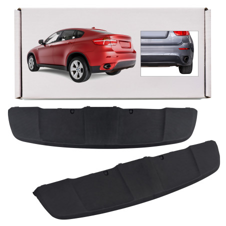 BMW X6 E71 2007-2014 SPOILER POSTERIORE PARAURTI 51127176248 (Cod. AP-139F-330C5_A4x4)