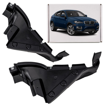 BMW X6 E71 2007-2014 M-PACCHETTO PROTEZIONE INFERIORE PASSARUOTA ANTERIORE DESTRO 51758037160 (Cod. 