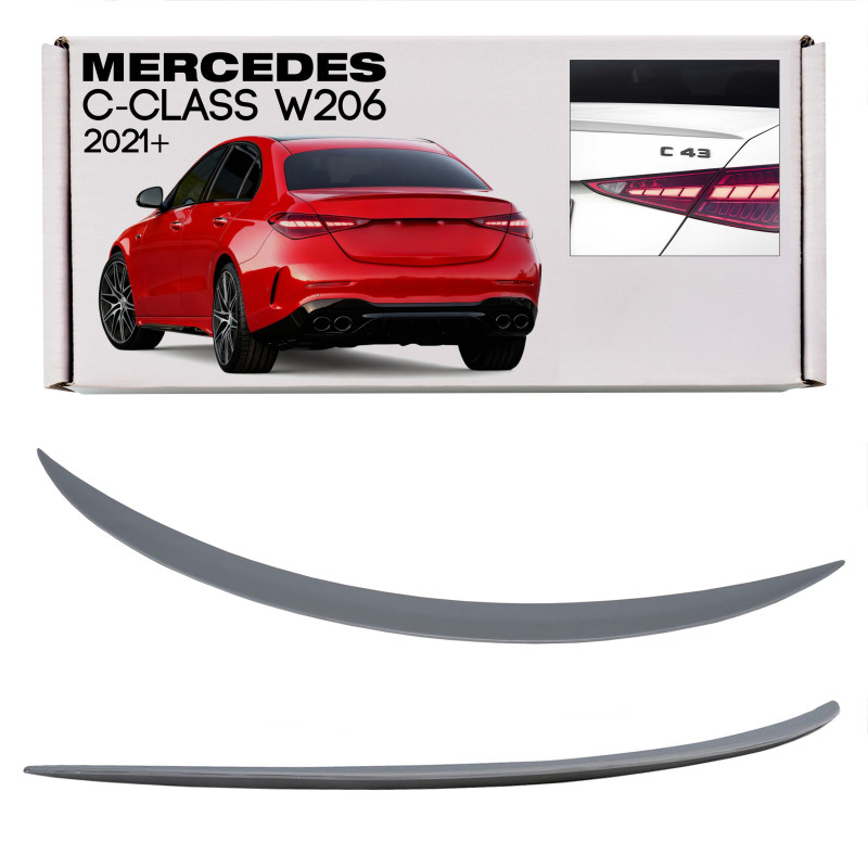 MERCEDES C-CLASS W206 2021+ SPOILER PORTELLONE POSTERIORE (Cod. AP-6EAF-252E1_A4x4)