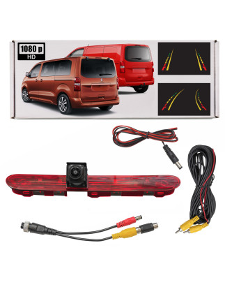 PEUGEOT EXPERT III / PEUGEOT TRAVELLER 2016+ TELECAMERA POSTERIORE FULL HD DINAMICI LINEE NAD PORTE 