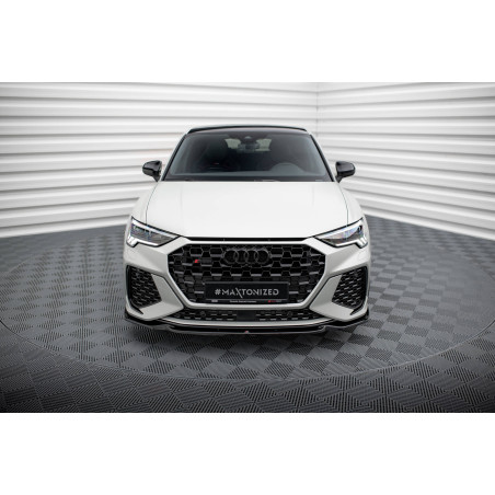 SPLITTER ANTERIORE V.1 Audi RSQ3 Sportback / SUV F3 (Cod. M-AU-RSQ3-2-FD1G)